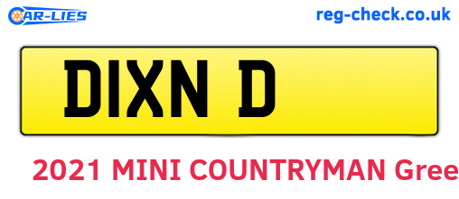 D1XND are the vehicle registration plates.
