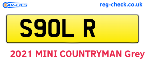 S9OLR are the vehicle registration plates.