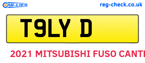 T9LYD are the vehicle registration plates.