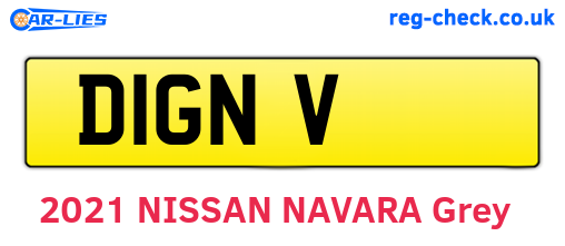 D1GNV are the vehicle registration plates.
