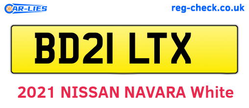 BD21LTX are the vehicle registration plates.