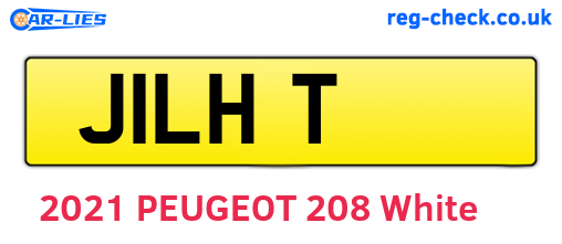 J1LHT are the vehicle registration plates.