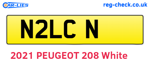 N2LCN are the vehicle registration plates.