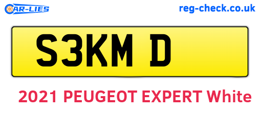 S3KMD are the vehicle registration plates.