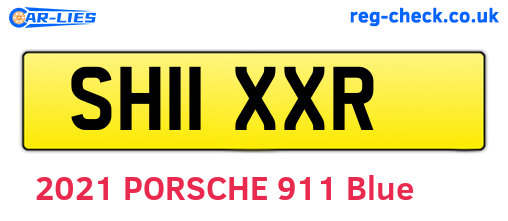 SH11XXR are the vehicle registration plates.