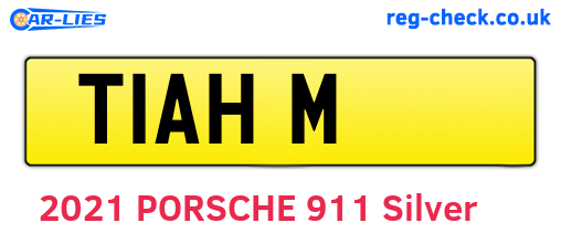 T1AHM are the vehicle registration plates.
