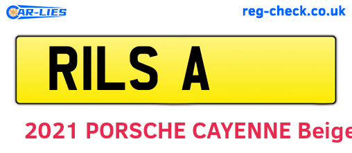 R1LSA are the vehicle registration plates.