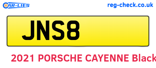 JNS8 are the vehicle registration plates.