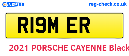R19MER are the vehicle registration plates.