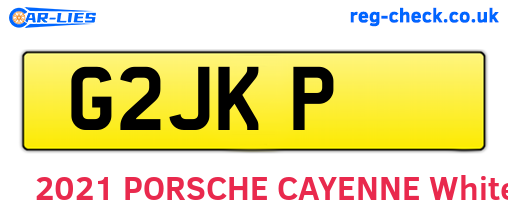 G2JKP are the vehicle registration plates.