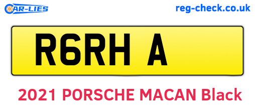 R6RHA are the vehicle registration plates.