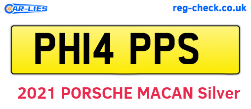 PH14PPS are the vehicle registration plates.