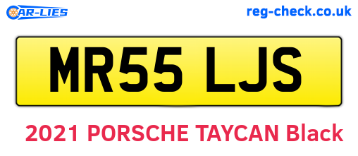 MR55LJS are the vehicle registration plates.