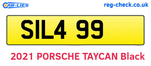 SIL499 are the vehicle registration plates.