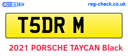 T5DRM are the vehicle registration plates.