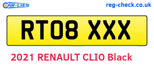 RT08XXX are the vehicle registration plates.