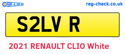 S2LVR are the vehicle registration plates.