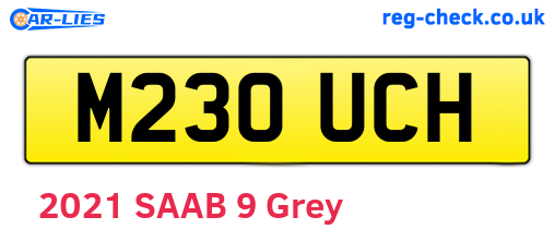 M230UCH are the vehicle registration plates.