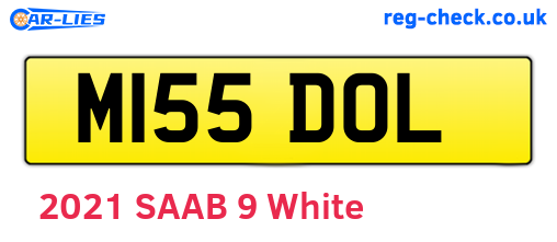 M155DOL are the vehicle registration plates.