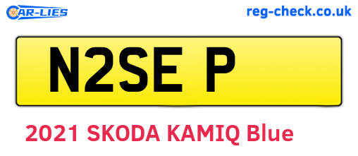 N2SEP are the vehicle registration plates.