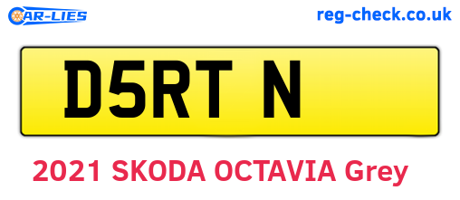 D5RTN are the vehicle registration plates.