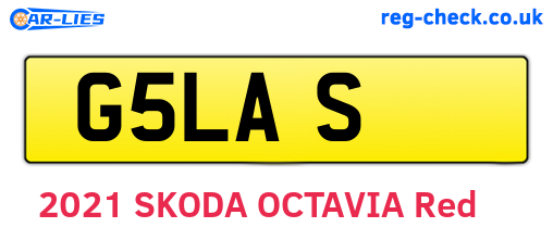 G5LAS are the vehicle registration plates.