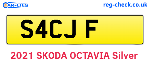 S4CJF are the vehicle registration plates.
