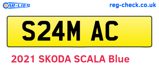 S24MAC are the vehicle registration plates.