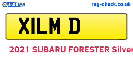 X1LMD are the vehicle registration plates.