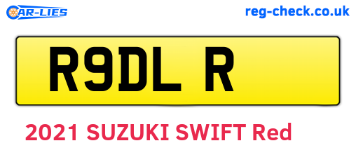 R9DLR are the vehicle registration plates.