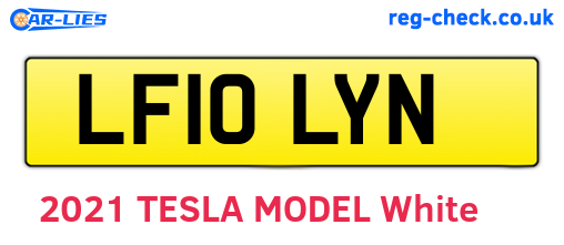 LF10LYN are the vehicle registration plates.