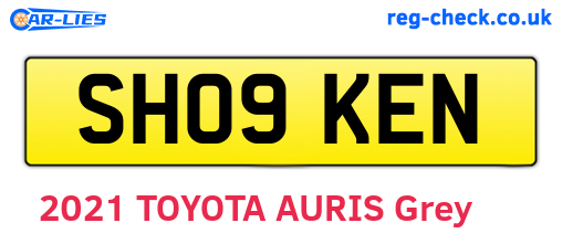 SH09KEN are the vehicle registration plates.