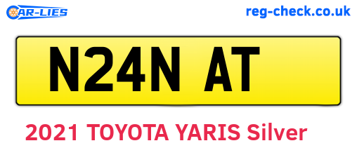 N24NAT are the vehicle registration plates.