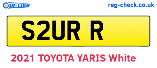 S2URR are the vehicle registration plates.