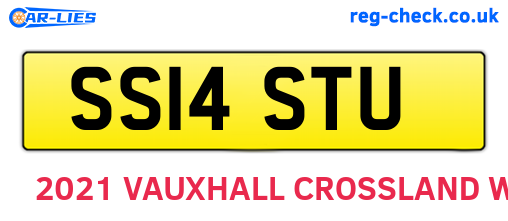 SS14STU are the vehicle registration plates.