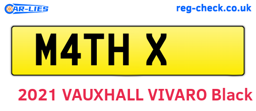 M4THX are the vehicle registration plates.