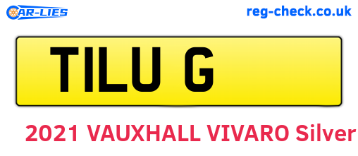 T1LUG are the vehicle registration plates.