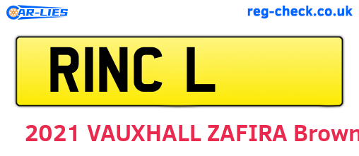 R1NCL are the vehicle registration plates.