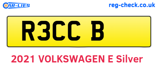 R3CCB are the vehicle registration plates.
