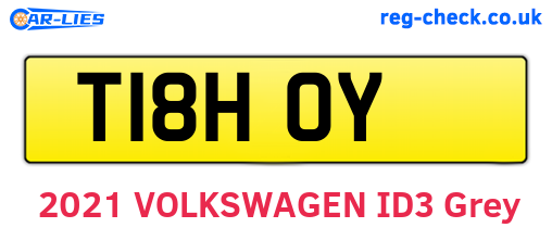 T18HOY are the vehicle registration plates.
