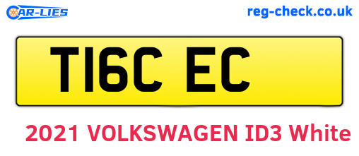 T16CEC are the vehicle registration plates.