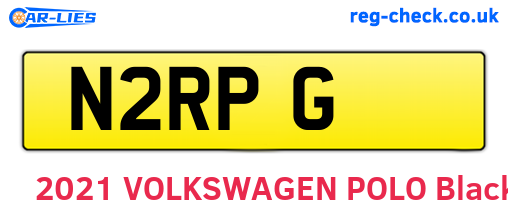 N2RPG are the vehicle registration plates.