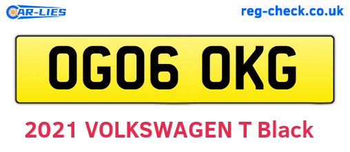 OG06OKG are the vehicle registration plates.
