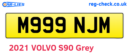 M999NJM are the vehicle registration plates.