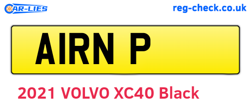 A1RNP are the vehicle registration plates.