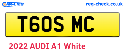 T60SMC are the vehicle registration plates.