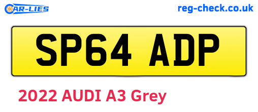 SP64ADP are the vehicle registration plates.