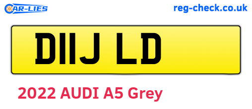 D11JLD are the vehicle registration plates.