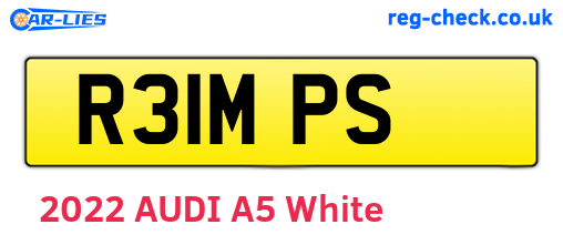 R31MPS are the vehicle registration plates.