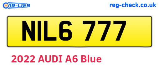NIL6777 are the vehicle registration plates.